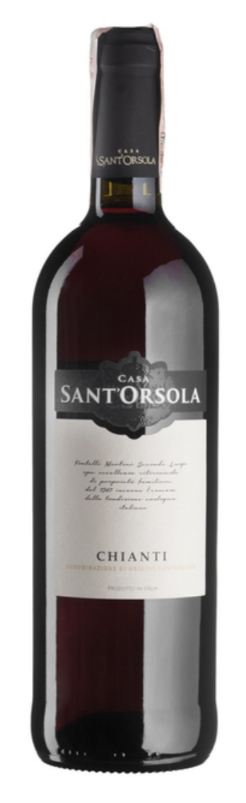 Вино Sant'Orsola Кьянті сух/чер 0,75л Італ 12%